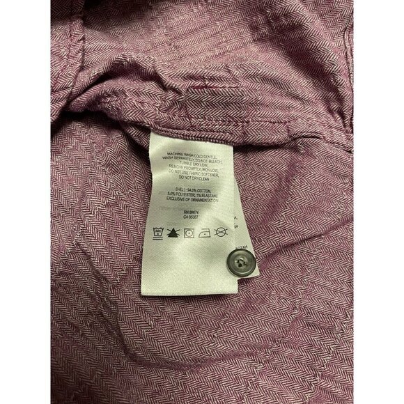 Mountain Hardwear Button Up Tie-Waist Shirt Purple Women's Size Small S - Picture 5 of 11